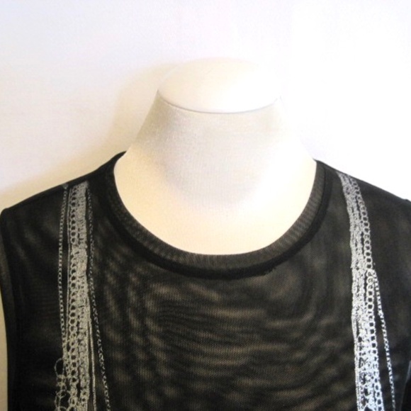 Tristan Mesh Printed T-Shirt - Picture 2 of 7